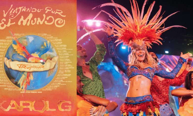 ¡De Coachella para el mundo! Karol G anuncia su gira global Viajando Por El Mundo Tropitour 2026