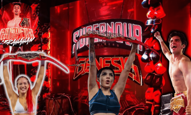 ¡Noche de nocauts en la Arena CDMX! Estos son todos los ganadores de Supernova Génesis 2026 (Fotos Supernova)