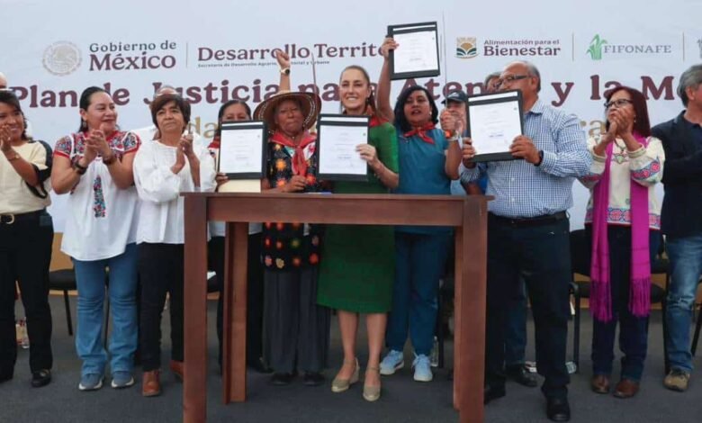 A 20 años de la represión, Presidenta Claudia Sheinbaum restituye 54.5 hectáreas como parte del plan de justicia para Atenco y la montaña