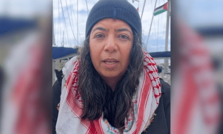 Abril Rojas denuncia tortura de Israel contra activistas