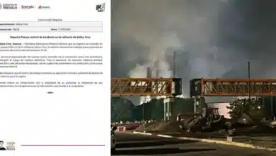 Controlan incendio en refinería de Salina Cruz