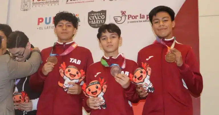 deportistas tabasqueños, logran medallas de oro en la conade 2026