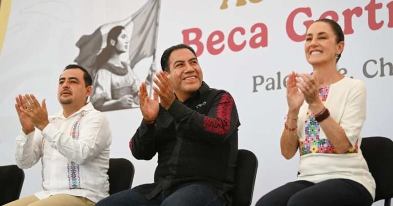 Eduardo Ramírez destaca respaldo de Claudia Sheinbaum a la educación de la juventud chiapaneca