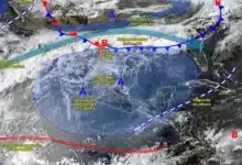 lluvias fuertes y riesgo de torbellinos en el noreste de méxico por nuevo frente frío