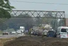 Asfalto en reparación en la vía a Centla 