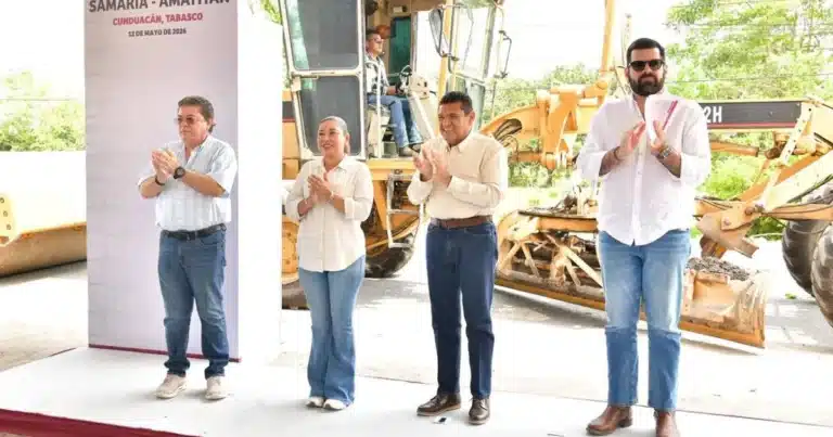 Tabasco acelera obras carreteras en La Chontalpa