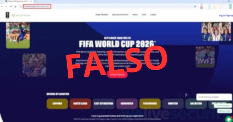 alertan por sitios falsos de fifa que venden boletos y mercancía del mundial 2026