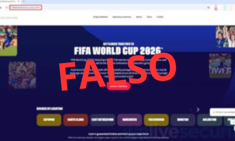 alertan por sitios falsos de fifa que venden boletos y mercancía del mundial 2026