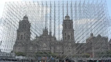 avanza montaje del fifa fan fest en el zócalo para el mundial 2026
