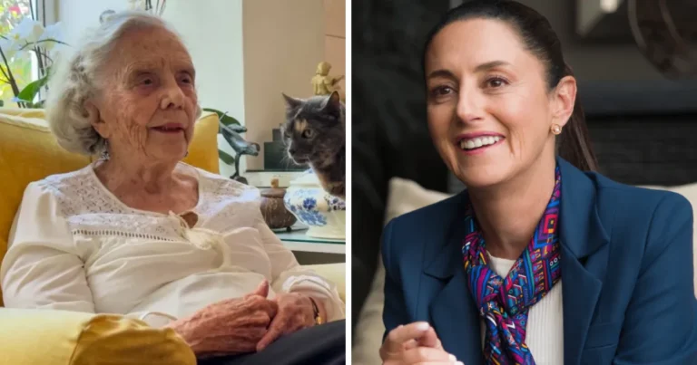 claudia sheinbaum felicita a elena poniatowska por sus 94 años