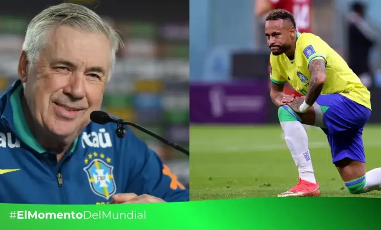 Carlo Ancelotti respalda a Neymar rumbo al Mundial 2026, confía en su recuperación 