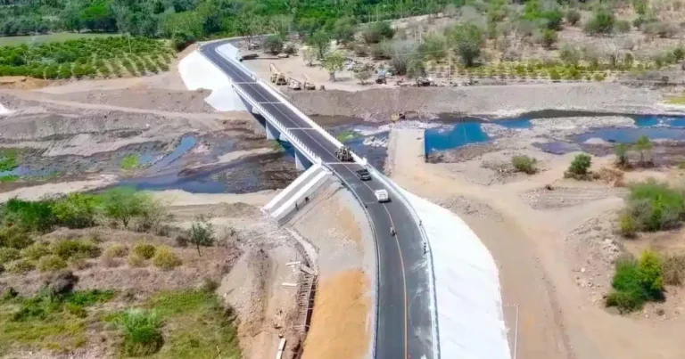 Reconstrucción del Puente Las Trancas (Foto de cortesía)