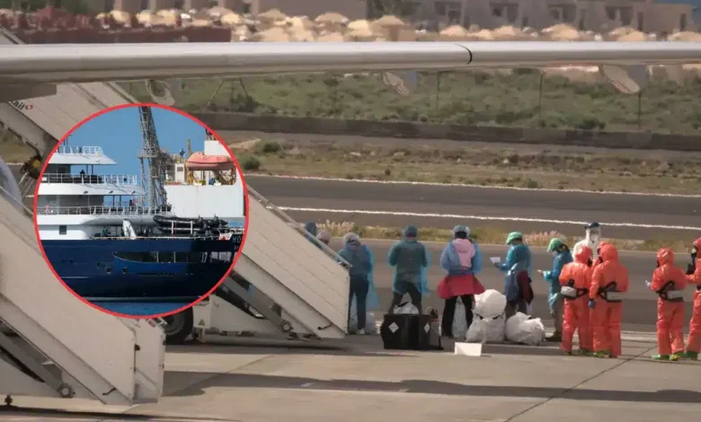 evacúan a pasajeros del crucero hondius tras brote de hantavirus en tenerife