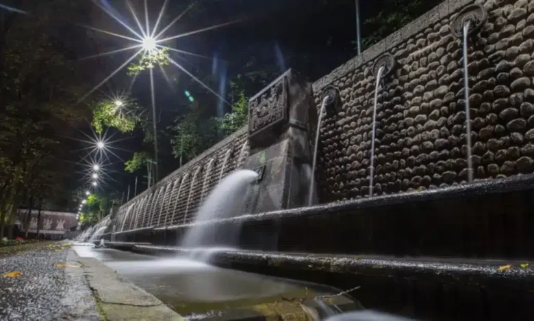 fuente de nezahualcóyotl en chapultepec, el rincón oculto ideal para fotografías y paseos