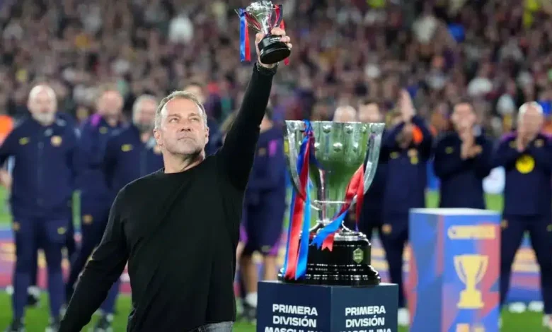 Hansi Flick y el Barcelona van por los 100 puntos en LaLiga