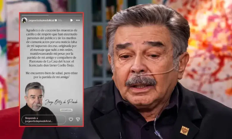 jorge ortiz de pinedo aclara rumores sobre su muerte y habla de su estado de salud