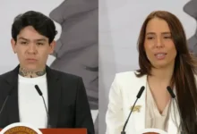 junior h y majo aguilar sorprenden en la mañanera de claudia sheinbaum