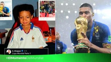 kylian mbappé anuncia su tercera copa del mundo con foto nostálgica  