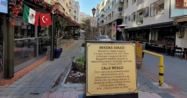 meksika sokağı la calle de turquía que honra la amistad entre méxico y esmirna