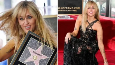 miley cyrus se vuelve inmortal con su estrella en el paseo de la fama