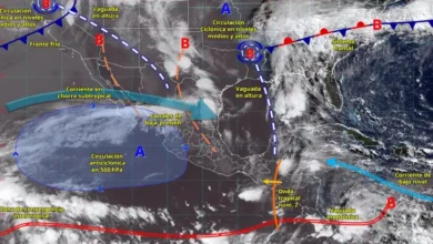 prevén lluvias intensas y riesgo de inundaciones en el norte y sureste de méxico
