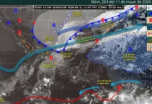 pronóstico de lluvias para hoy 11 de mayo de 2026