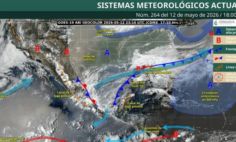 pronóstico de lluvias para mañana 13 de mayo de 2026 (1)