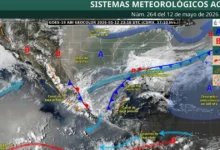 pronóstico de lluvias para mañana 13 de mayo de 2026