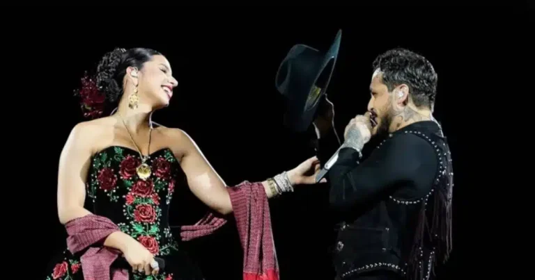 Christian Nodal y Ángela Aguilar sorprenden con romántico dueto en la CDMX