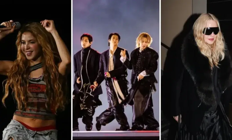 shakira, madonna y bts el histórico show del mundial 2026