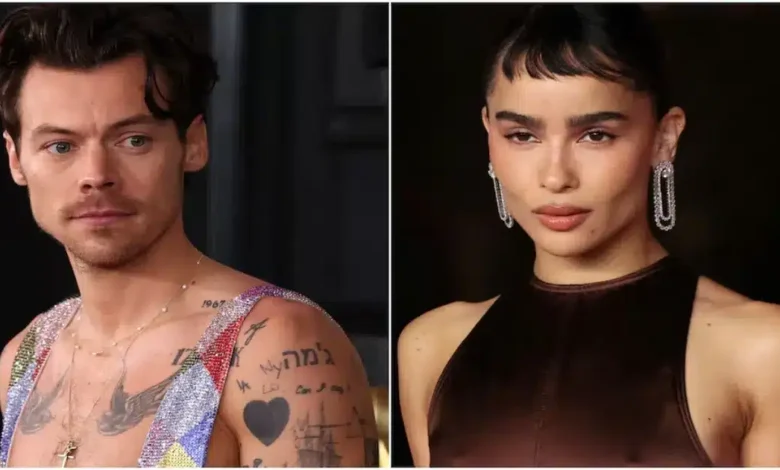 zoë kravitz y harry styles prepararían una boda privada en reino unido