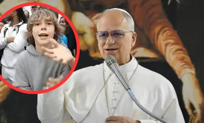 ¡se unió al trend! el papa leon causa furor en redes con la frase six seven