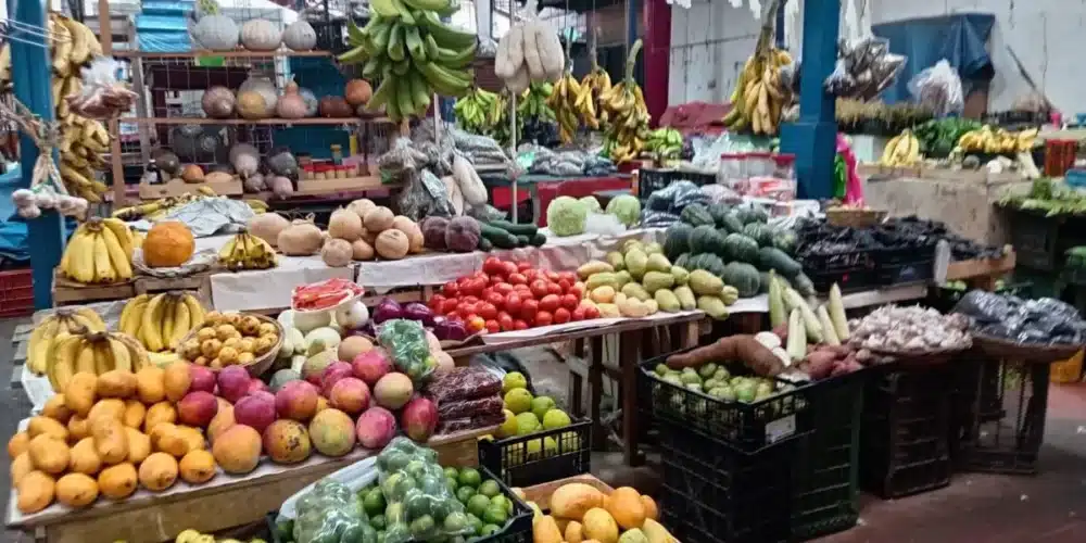 bajan precios en la central de abasto