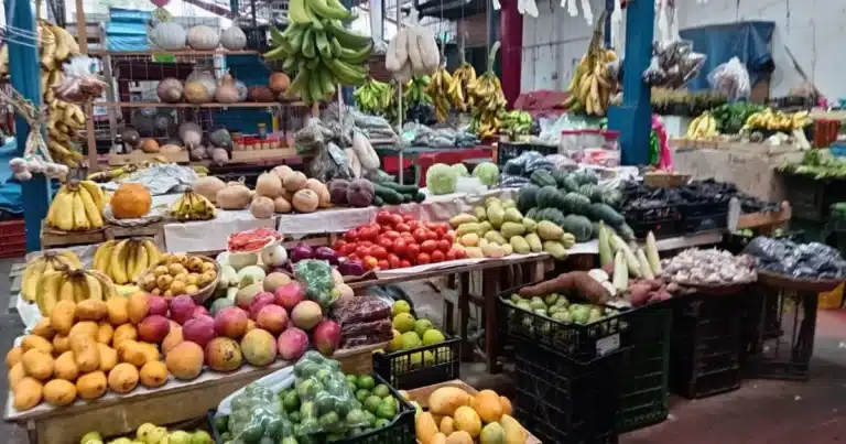 bajan precios en la central de abasto