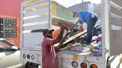 centro va por toneladas de cacharros antes de las lluvias