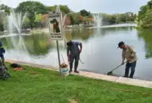 intensifican limpieza en laguna de las ilusiones