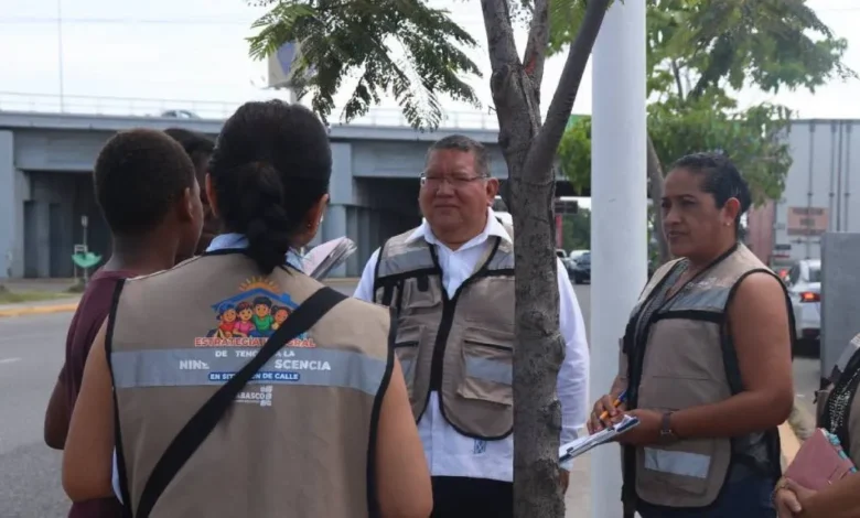 Refuerzan operativos para sacar a la niñez de las calles en Villahermosa