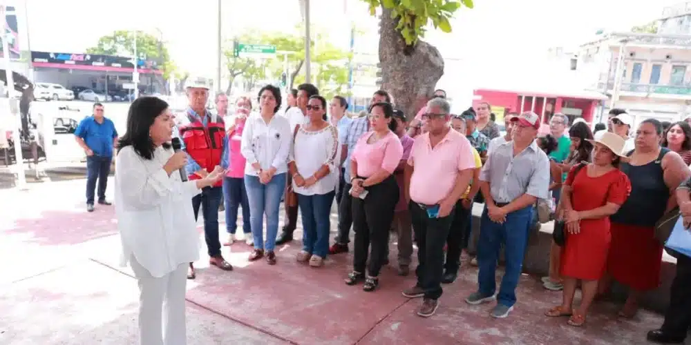 Refuerzan seguridad urbana con renovación del alumbrado