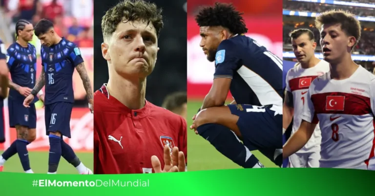 Adiós al sueño mundialista Las 16 selecciones eliminadas en la fase de grupos del Mundial 2026 (Fotos EFE, AP, Redes Sociales)
