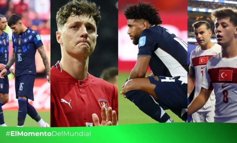 Adiós al sueño mundialista Las 16 selecciones eliminadas en la fase de grupos del Mundial 2026 (Fotos EFE, AP, Redes Sociales)