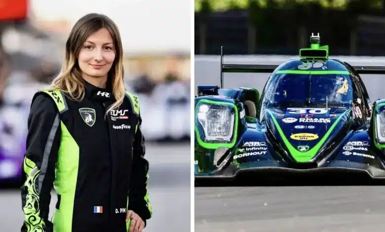 doriane pin logra la hyperpole en las 24 horas de le mans