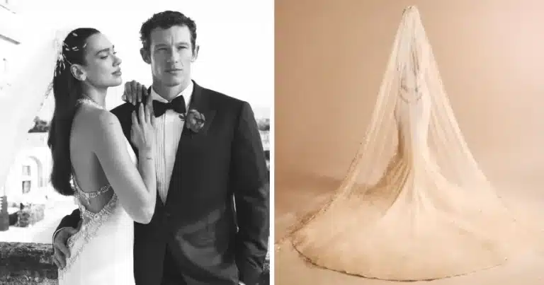 dua lipa revela su vestido de novia hecho a la medida por chanel para su boda con callum turner en sicilia