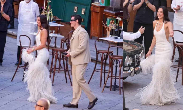dua lipa y callum turner se casan en una villa de sicilia