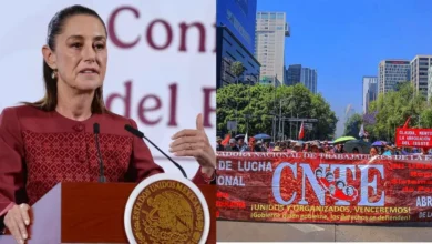 "No vamos a desalojarlos", afirma Claudia Sheinbaum a la CNTE (Fotos de internet)