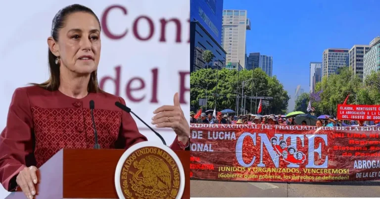 "No vamos a desalojarlos", afirma Claudia Sheinbaum a la CNTE (Fotos de internet)
