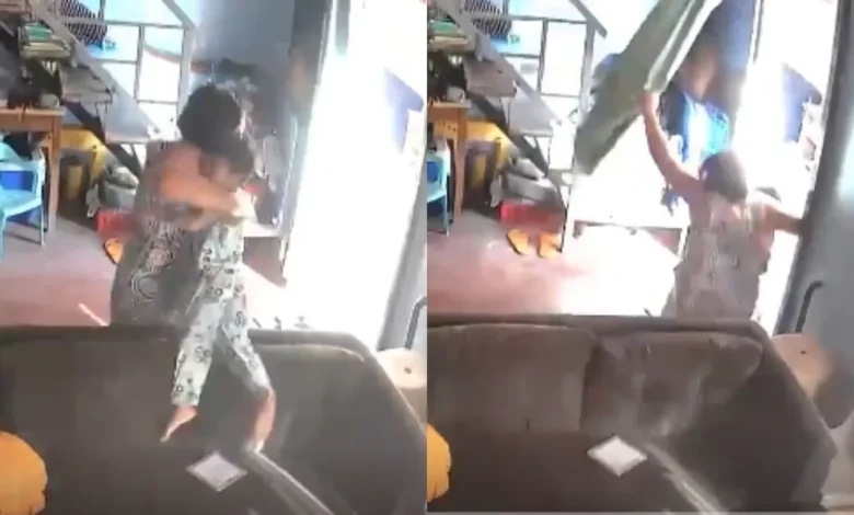 Mujer protege a su nieto en terremoto de Filipinas (Fotos de internet)