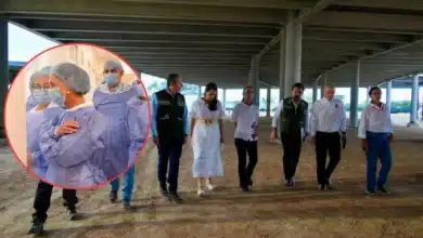 Claudia Sheinbaum supervisa nuevo hospital del IMSS en Aguascalientes (Foto de Gobierno de México)