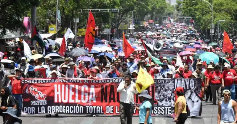 CNTE cumple este viernes 19 días de huelga nacional; realizarán marcha (Foto de internet)