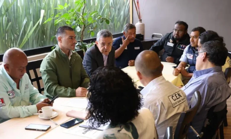 Lideres transportistas se reúnen con Omar Harfuch por paro nacional (Foto de Azucenau)