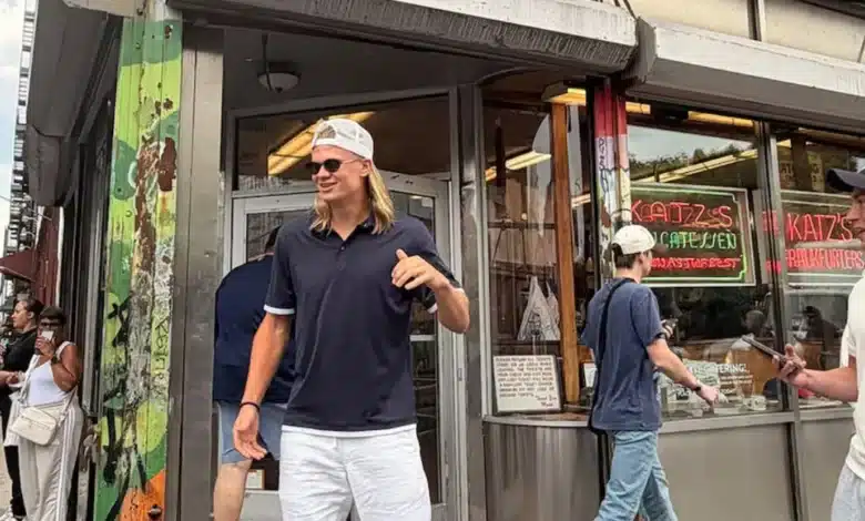 erling haaland sorprende como turista en nueva york durante el mundial 2026